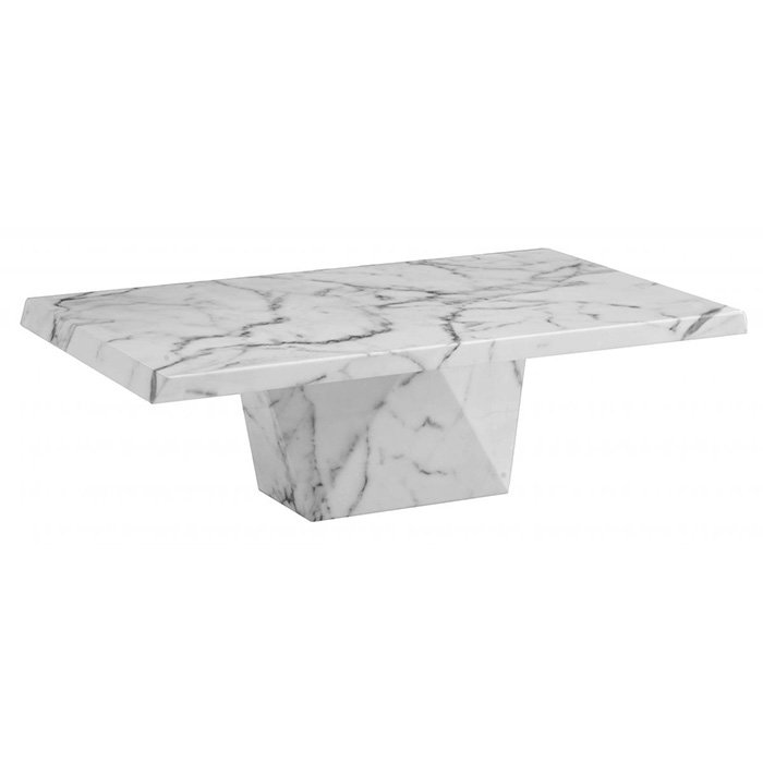 Rhine Marble Coffee Table Natural Stone with Lacquer Finish